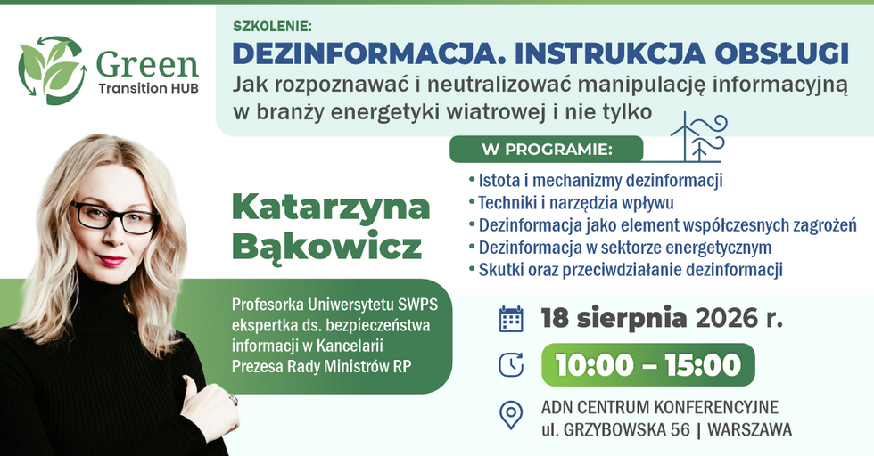 DEZINFORMACJA. INSTRUKCJA OBSŁUGI